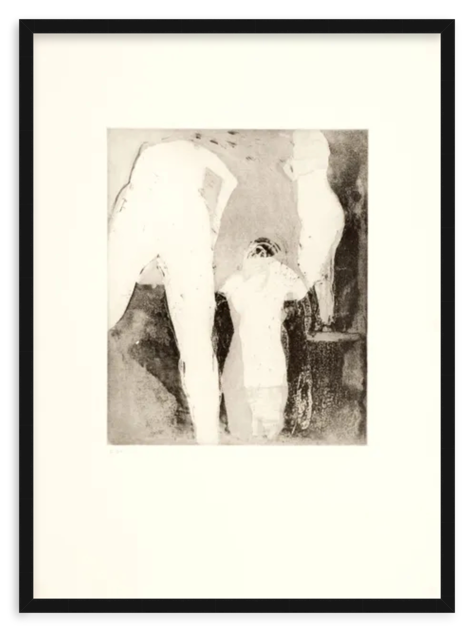 400214853971 - Sin título (triángulo negro)' print by Imelda Ferrer