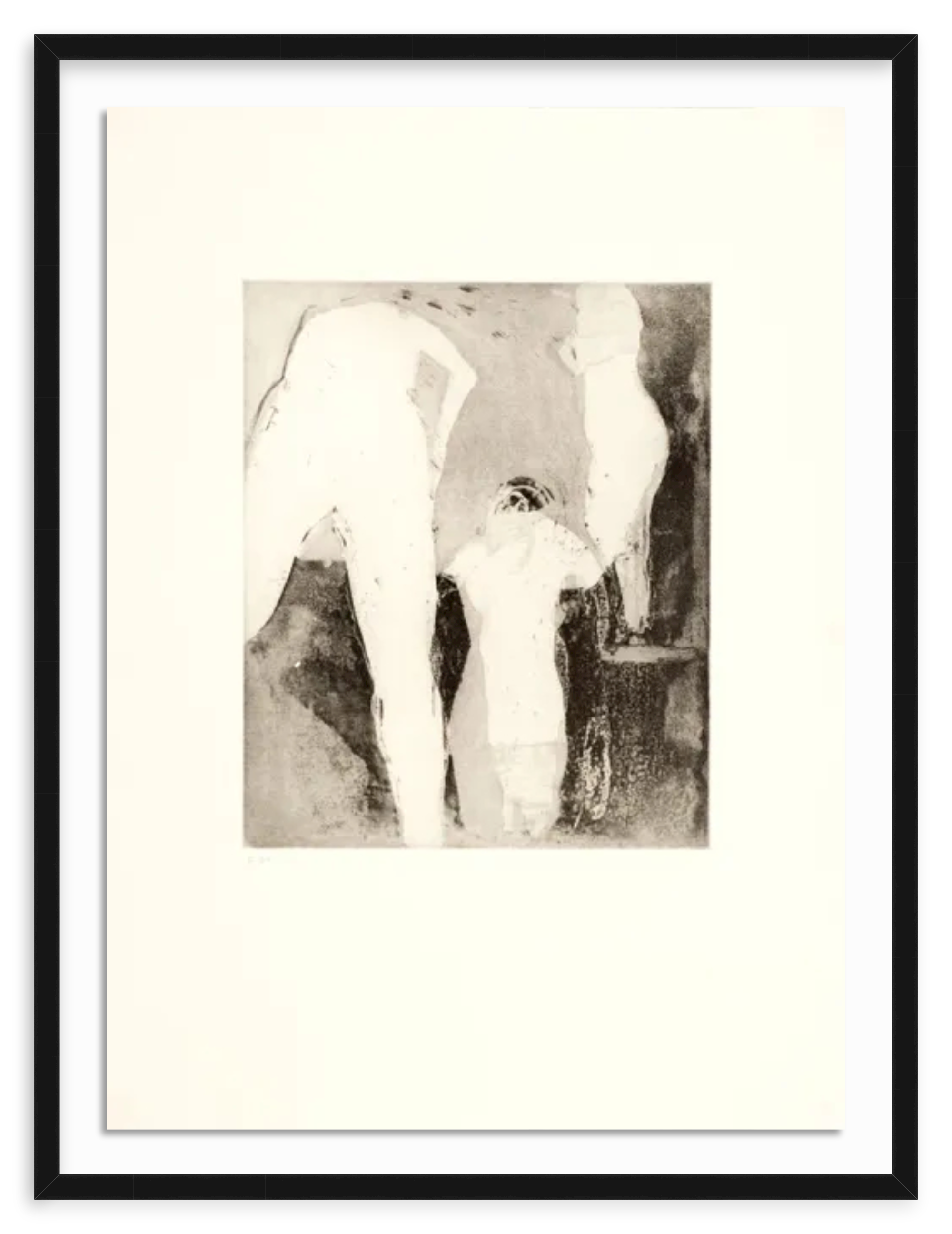 400214853971 - Sin título (triángulo negro)' print by Imelda Ferrer