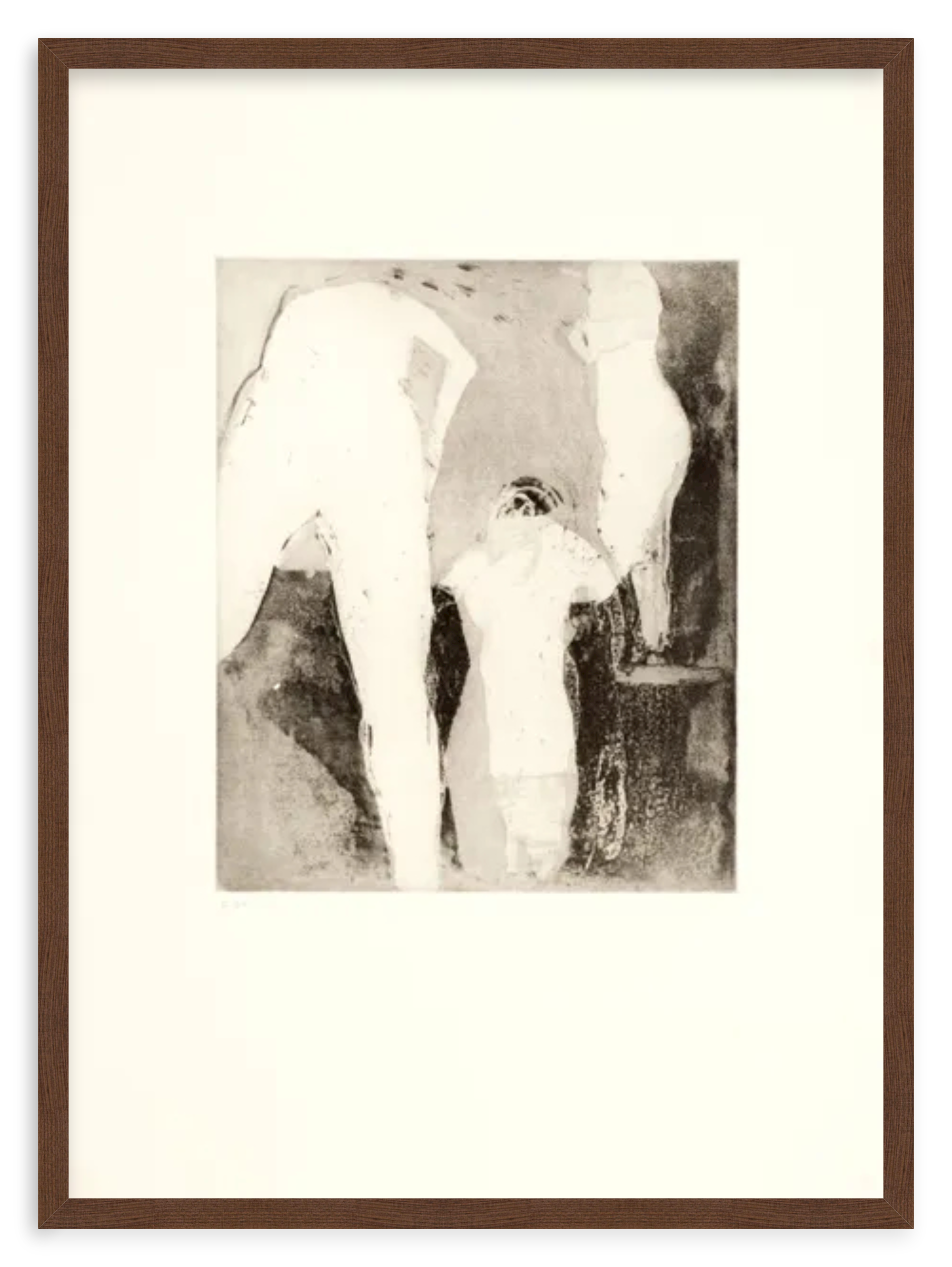 400214853971 - Sin título (triángulo negro)' print by Imelda Ferrer
