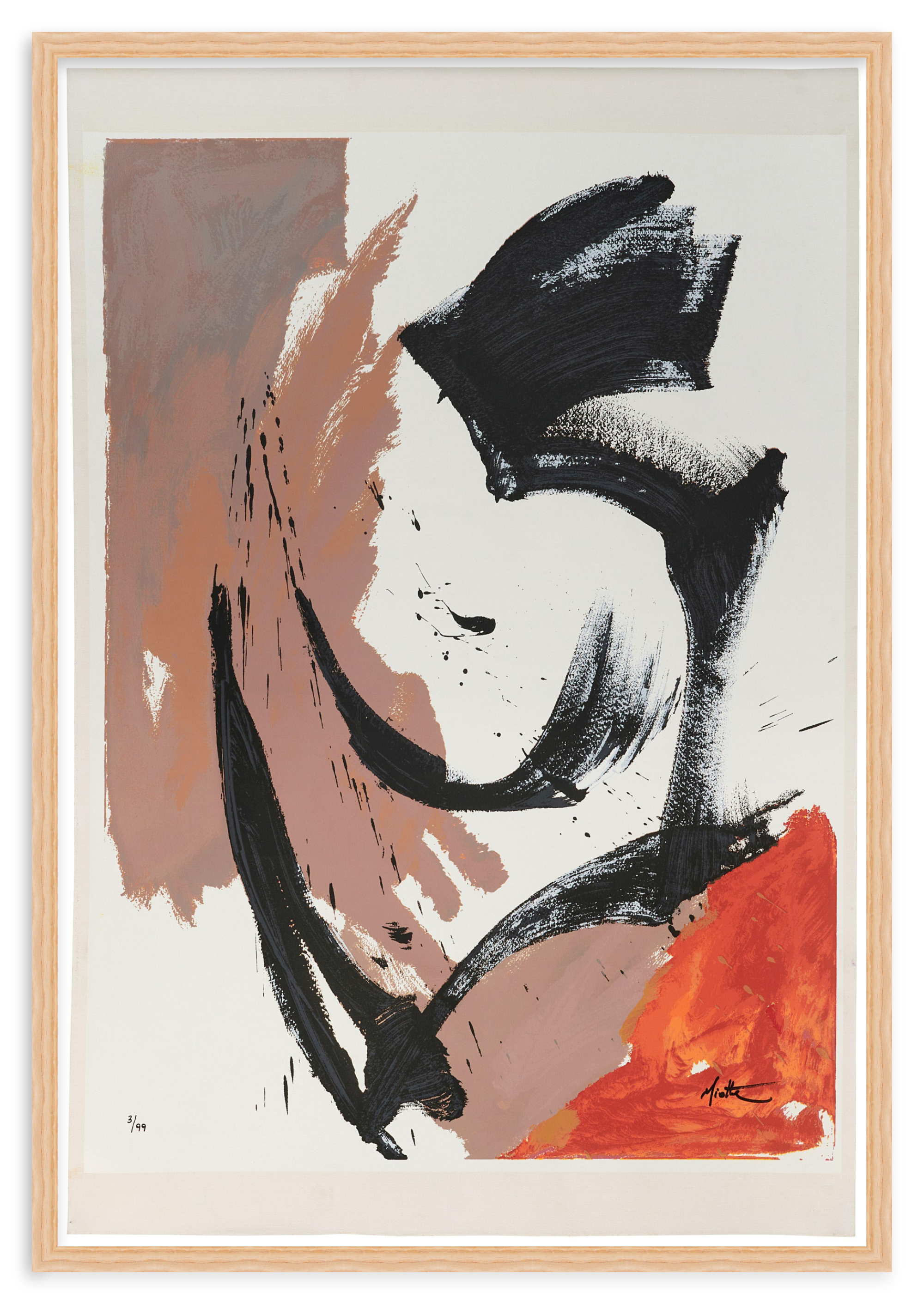 400214867725 - Mancha roja' print by Jean Miotte