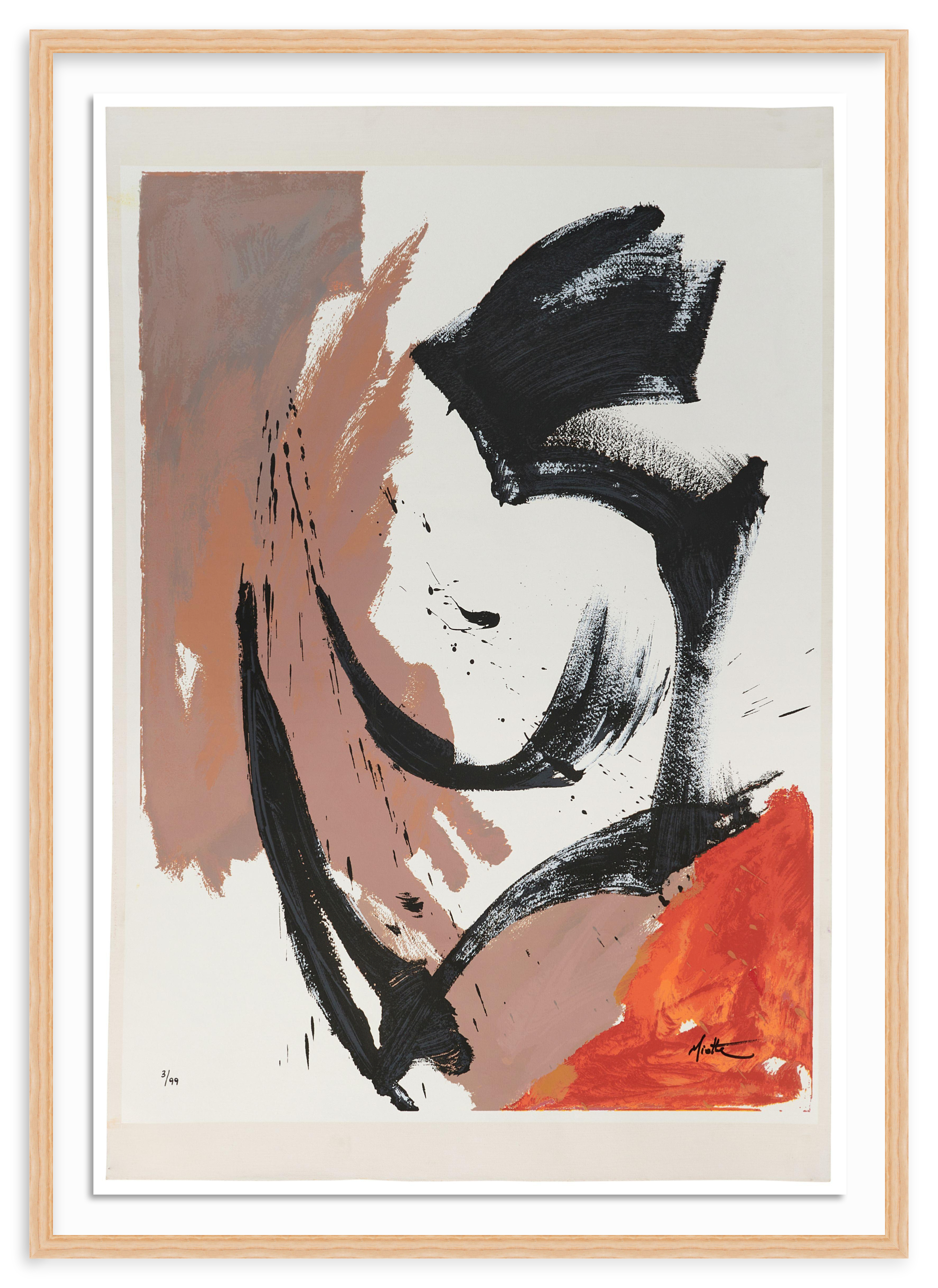 400214867725 - Mancha roja' print by Jean Miotte