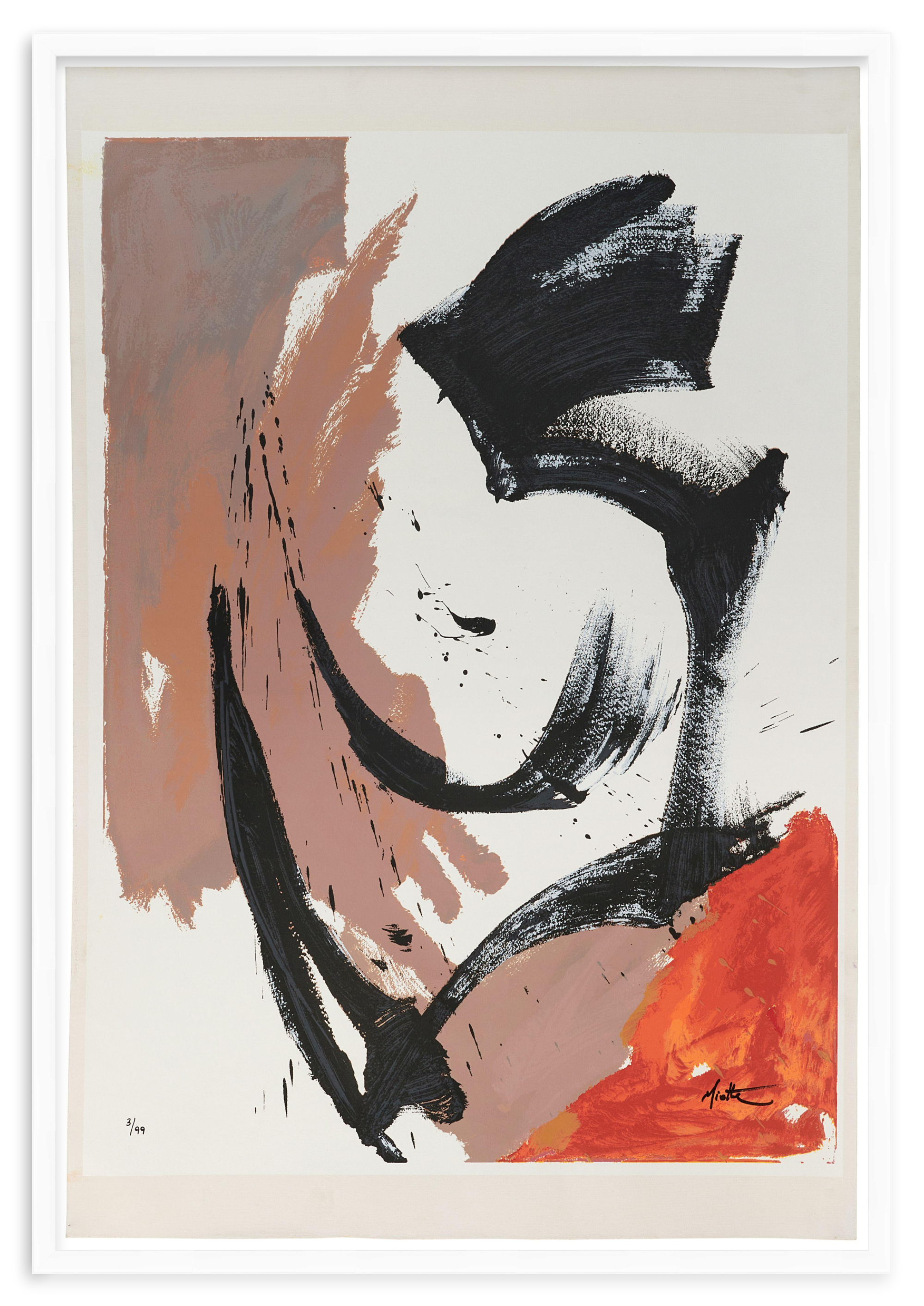 400214867725 - Mancha roja' print by Jean Miotte