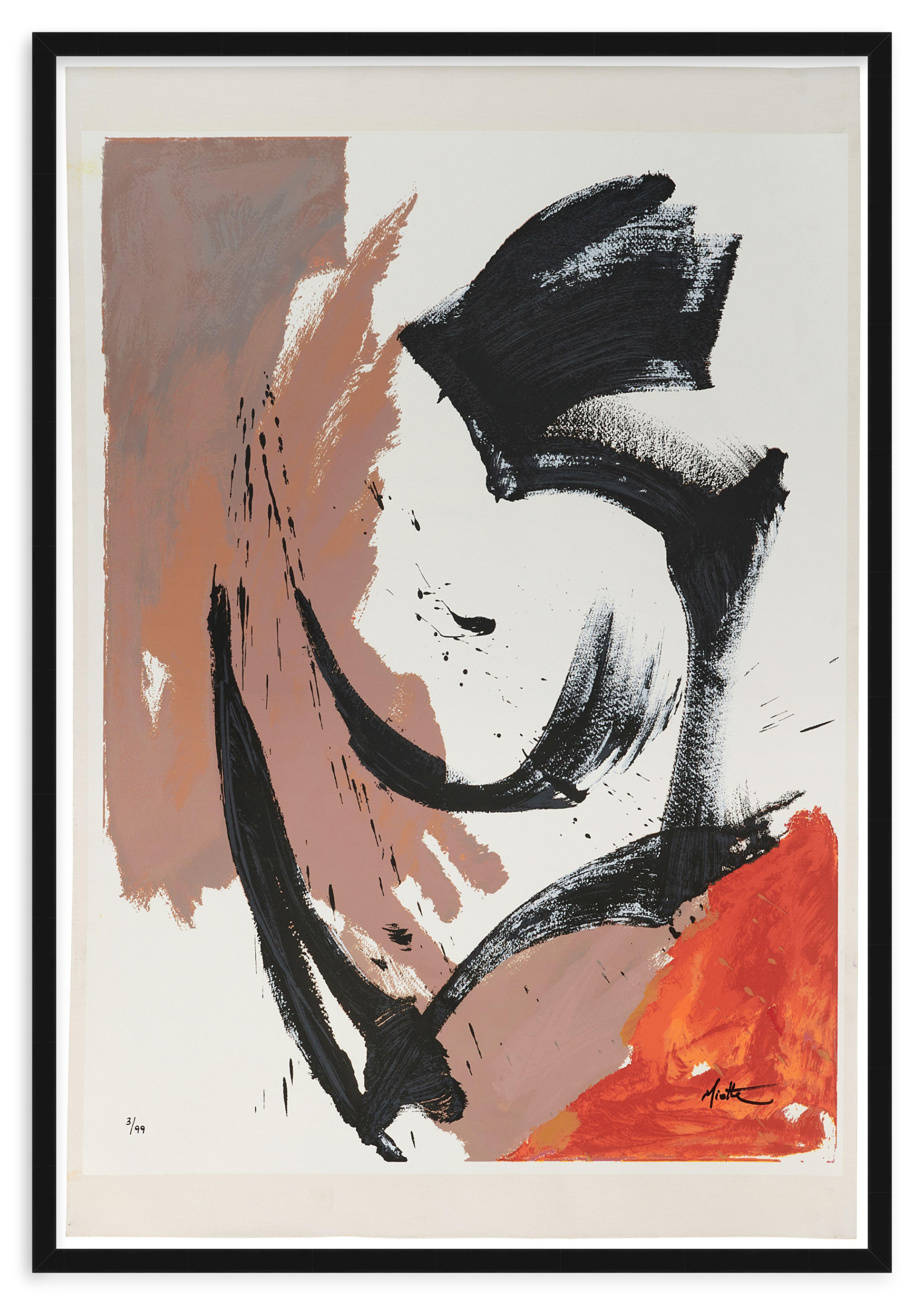 400214867725 - Mancha roja' print by Jean Miotte