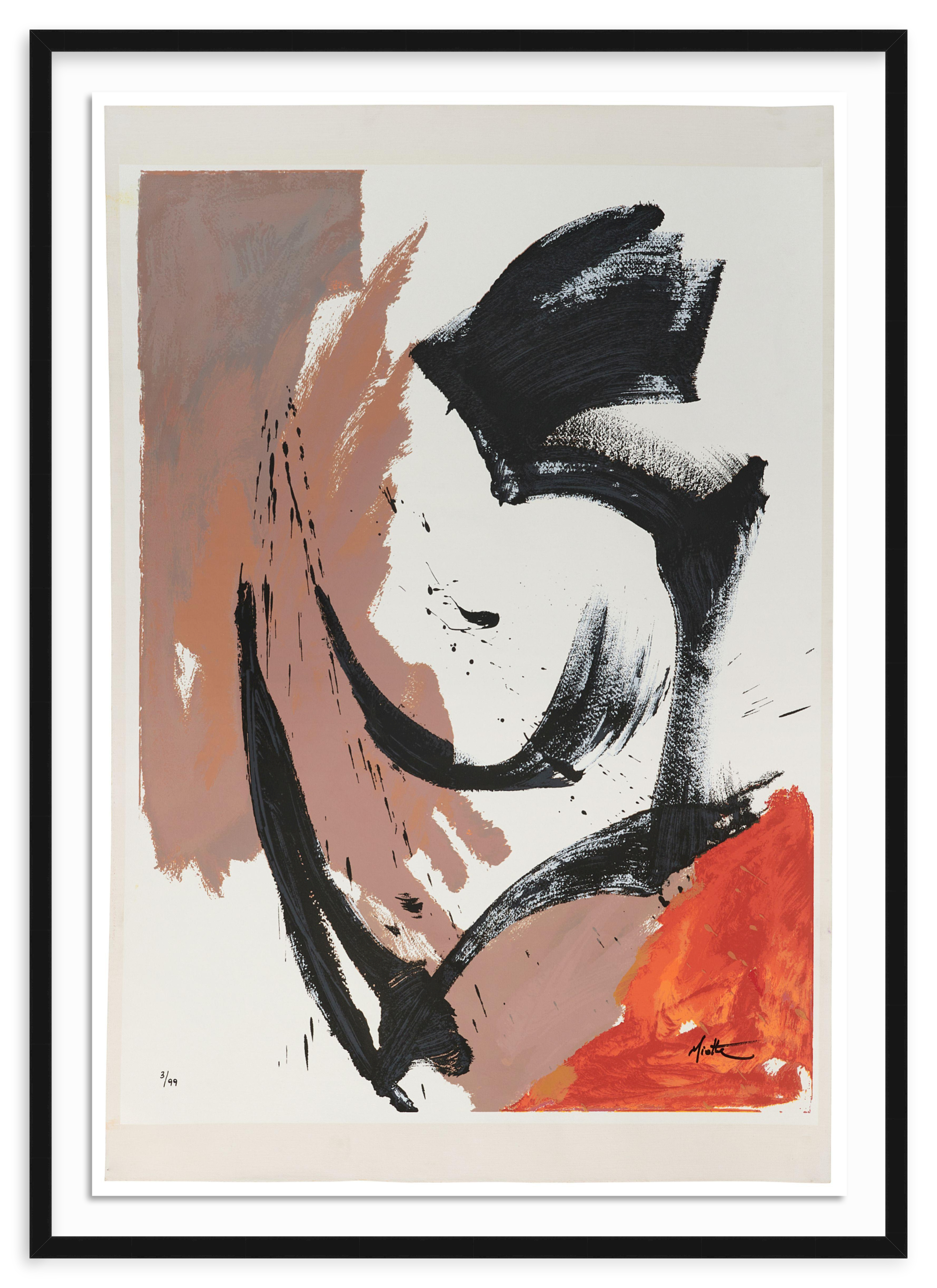 400214867725 - Mancha roja' print by Jean Miotte