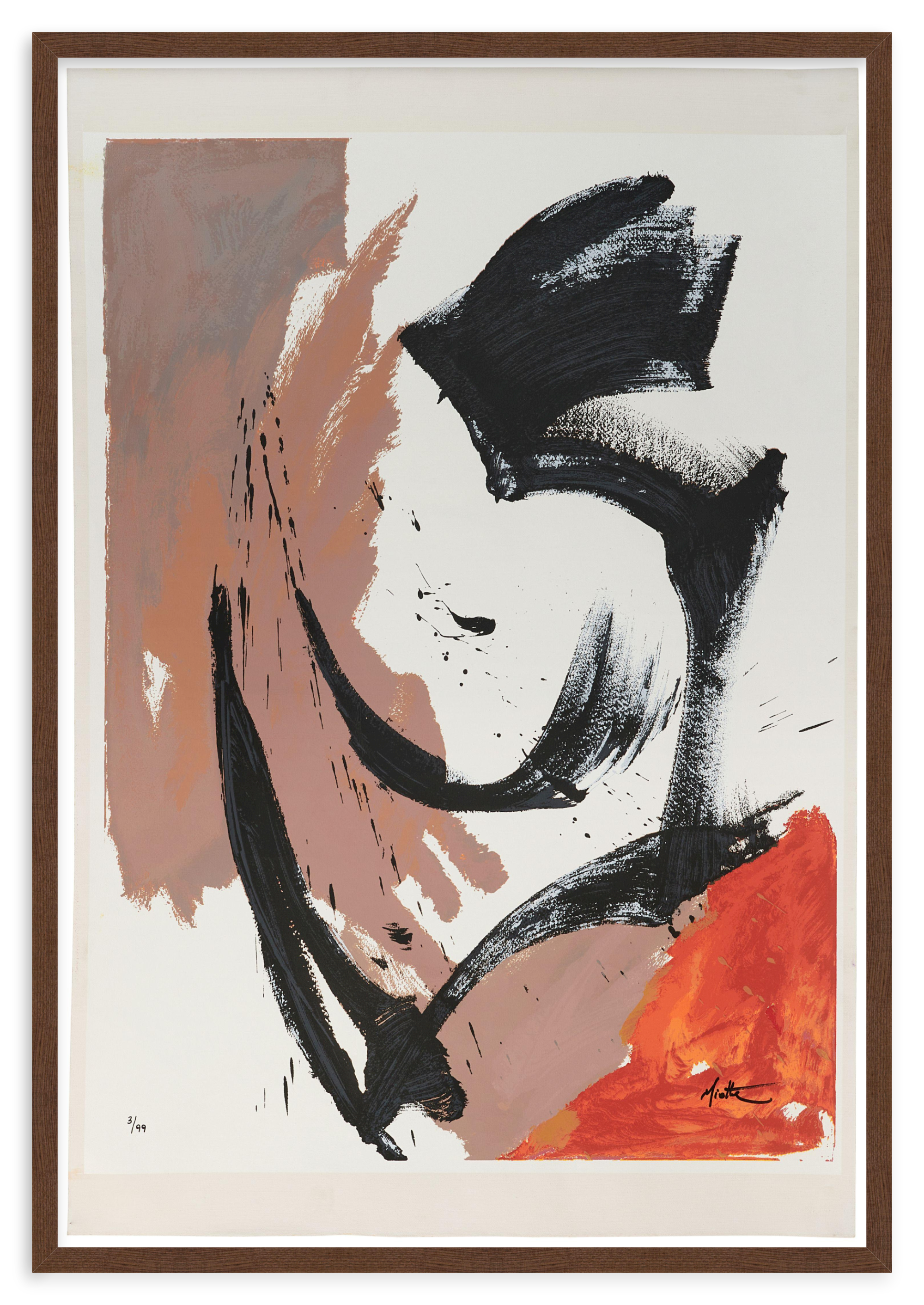 400214867725 - Mancha roja' print by Jean Miotte