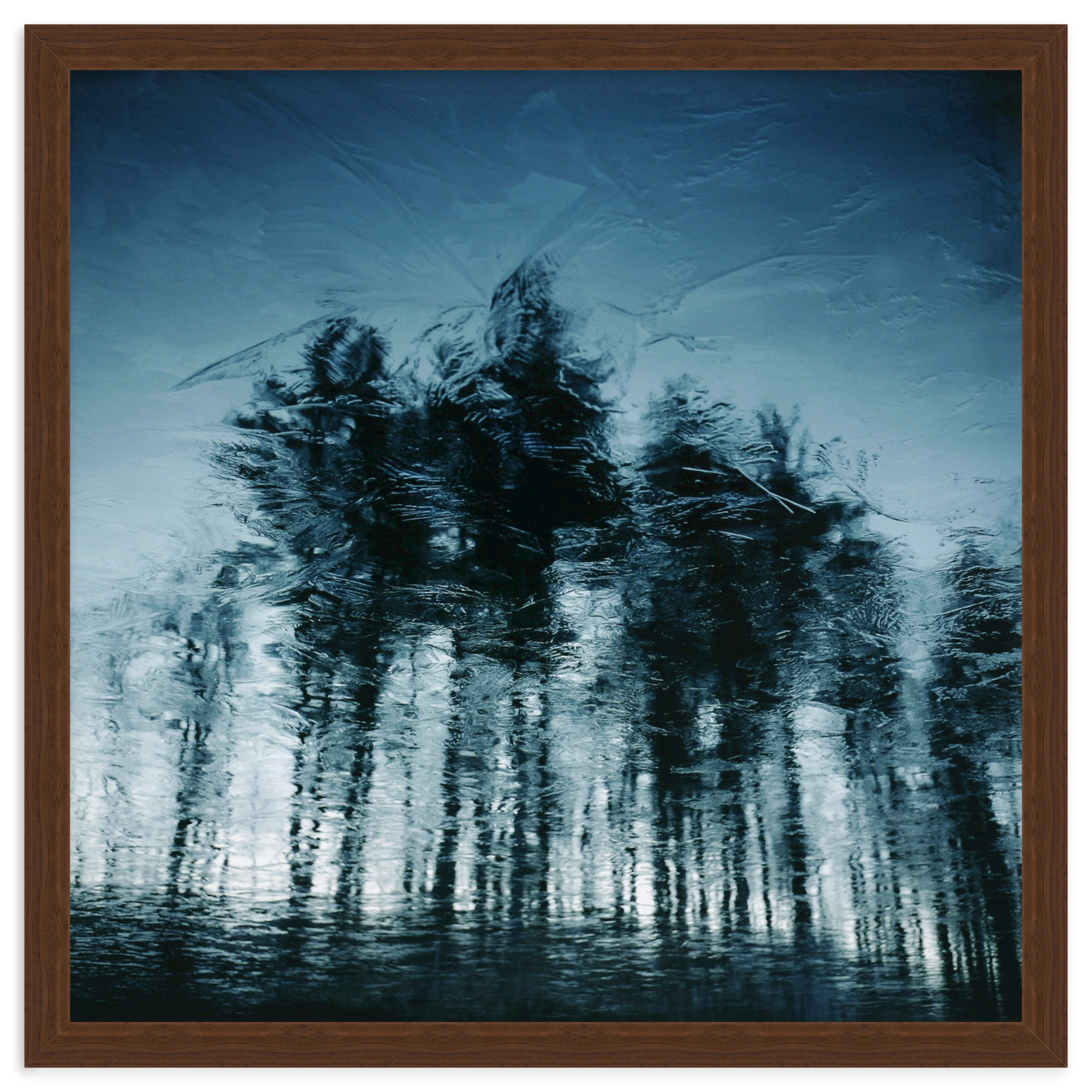 Walnut Wide / No Mat / 39" x 39" | Walnut frame with no mat