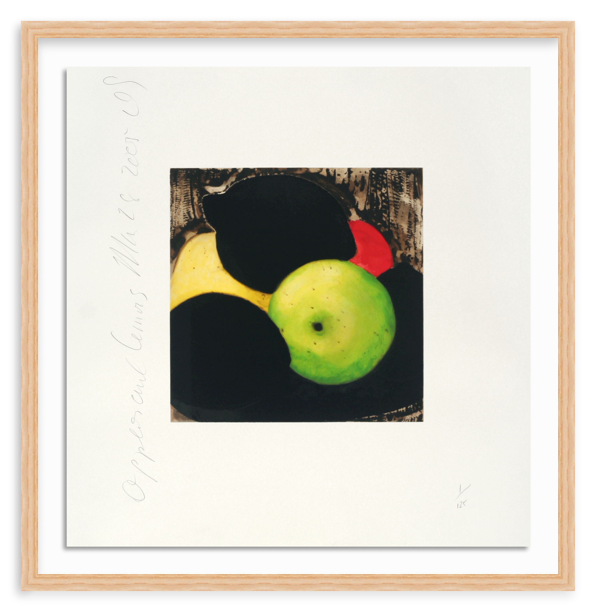 SULTAN, DONALD | Apples and Lemons, March 28 2005