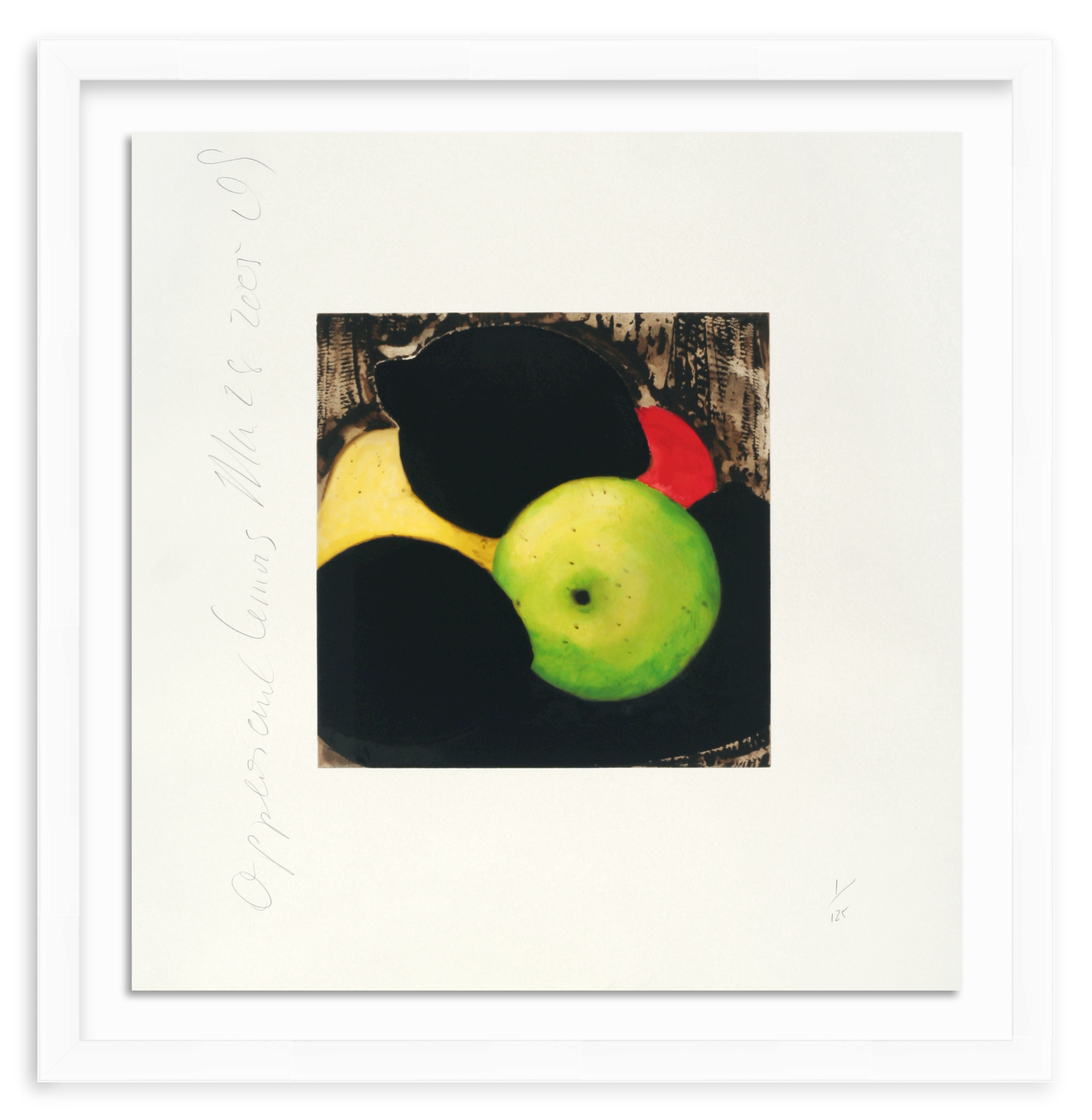 SULTAN, DONALD | Apples and Lemons, March 28 2005