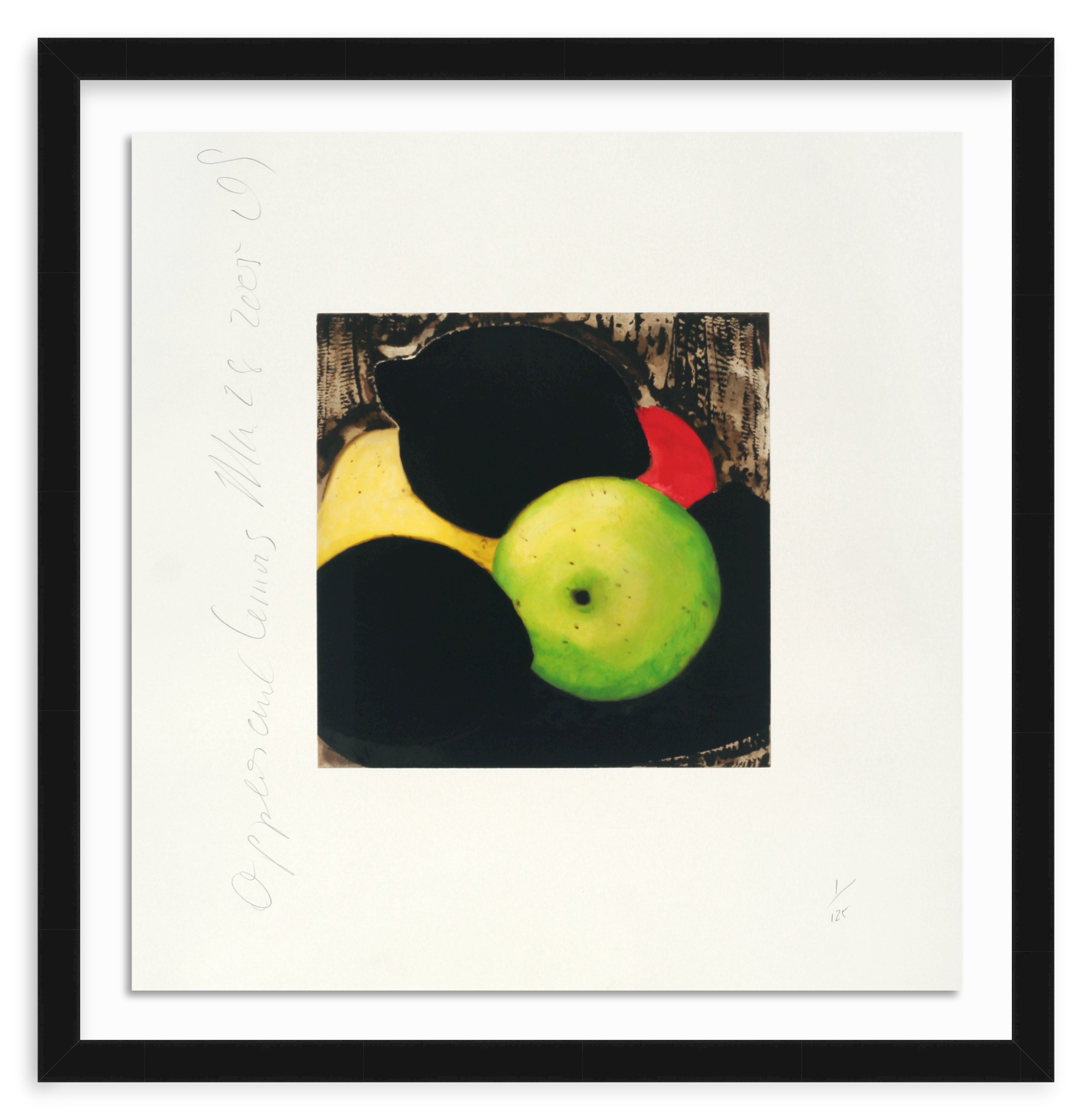 SULTAN, DONALD | Apples and Lemons, March 28 2005