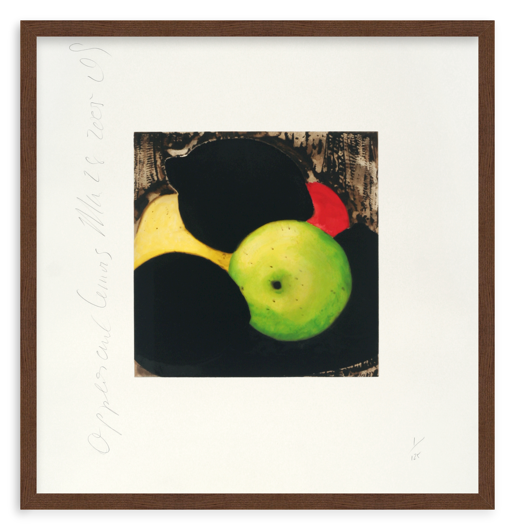 SULTAN, DONALD | Apples and Lemons, March 28 2005