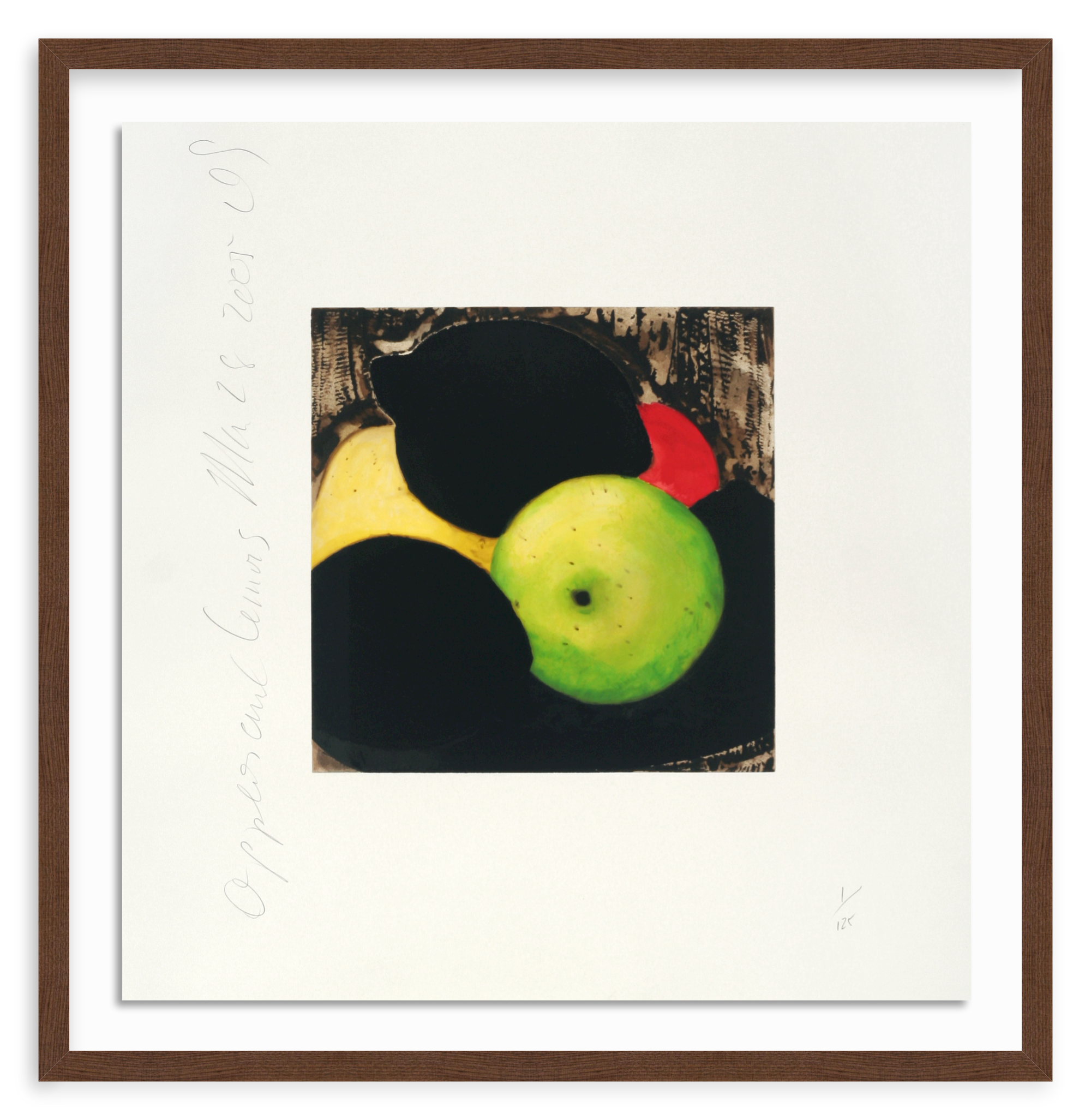 SULTAN, DONALD | Apples and Lemons, March 28 2005