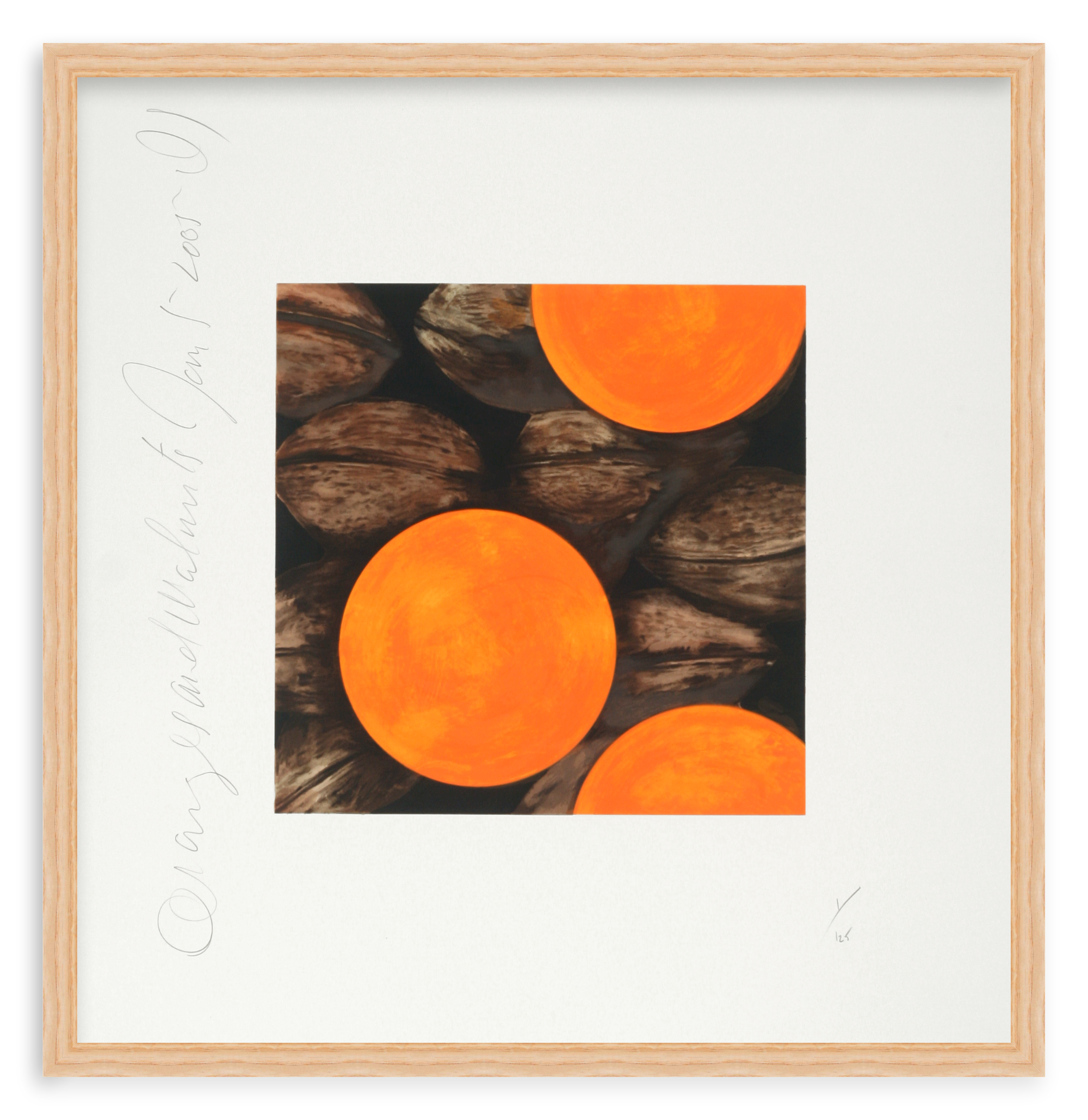 SULTAN, DONALD | Oranges and Walnuts, Jan. 5 2005