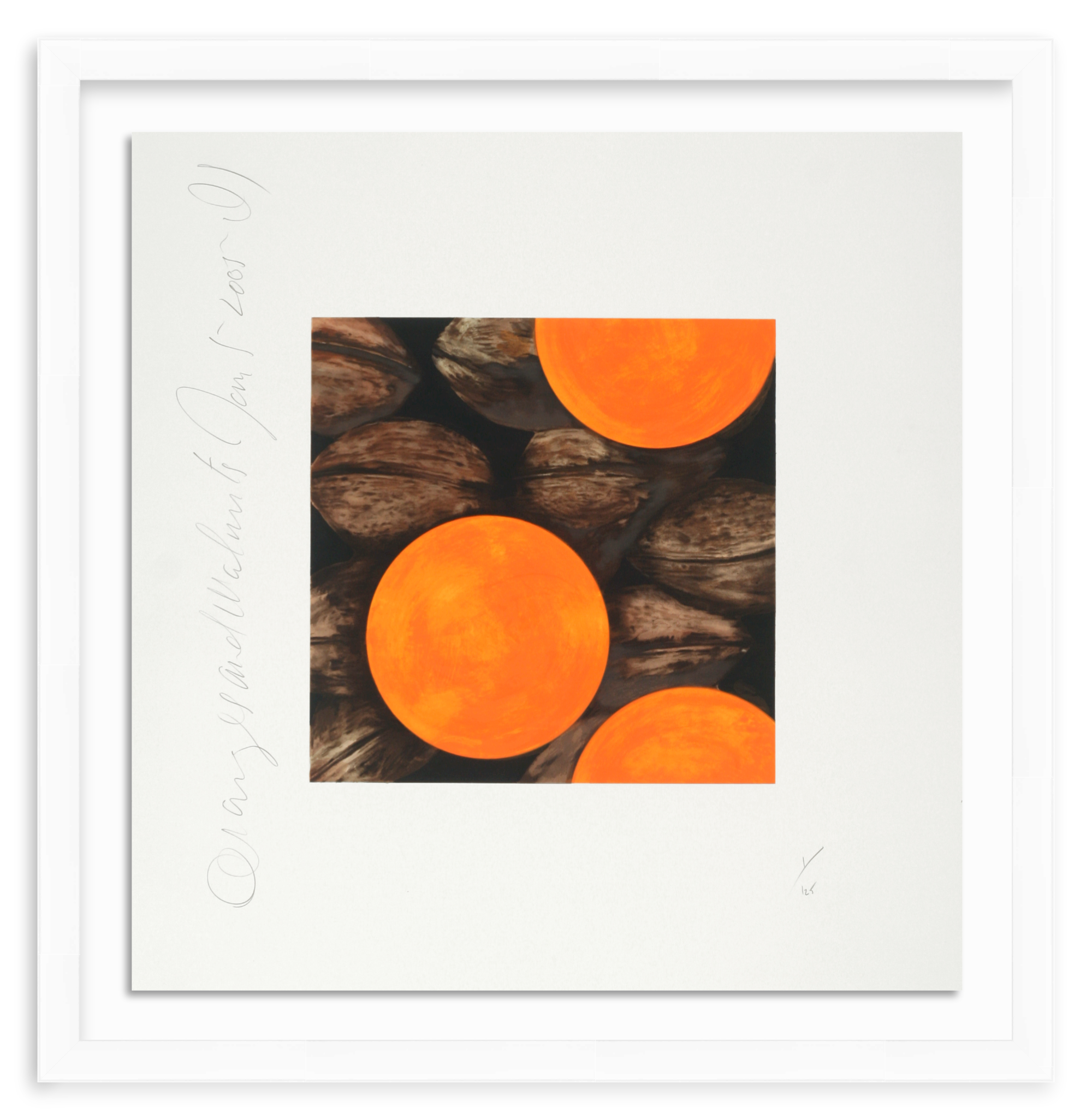 SULTAN, DONALD | Oranges and Walnuts, Jan. 5 2005