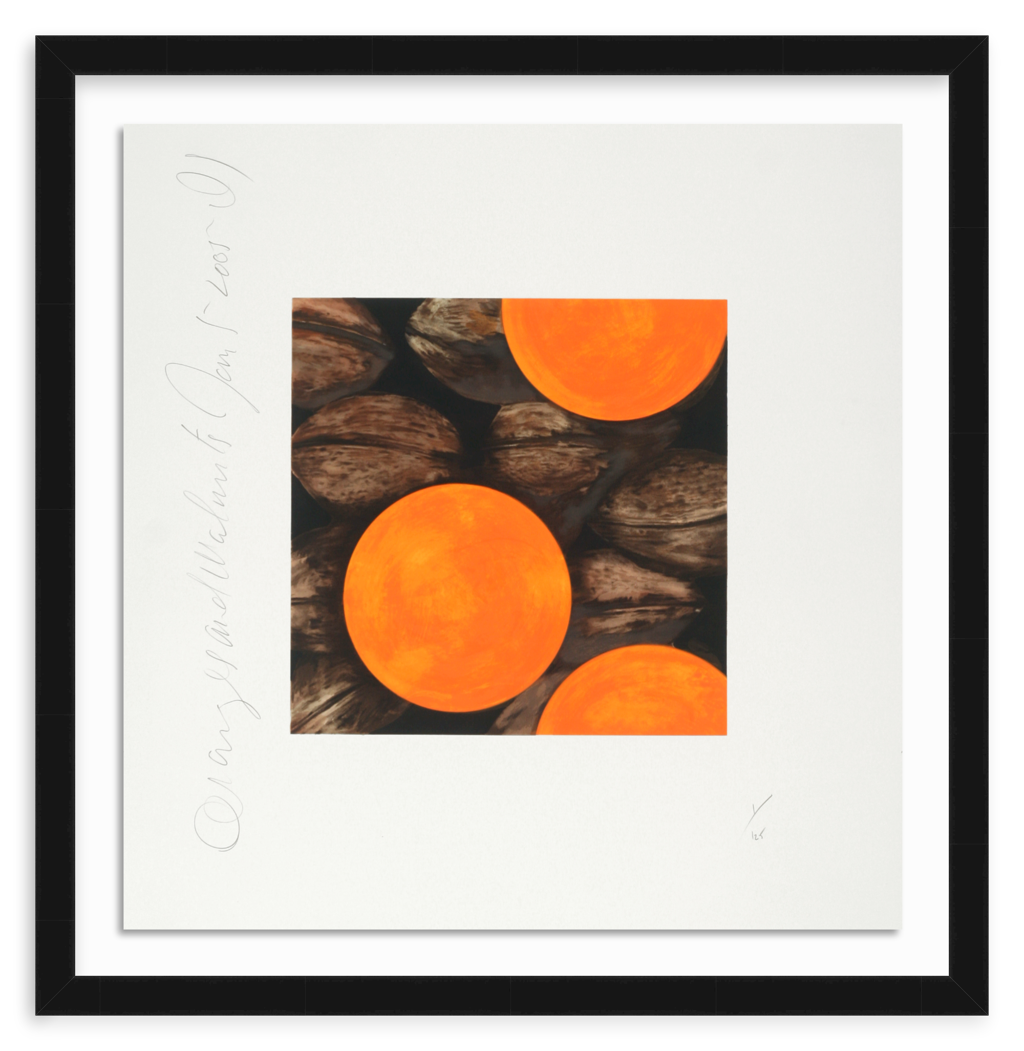 SULTAN, DONALD | Oranges and Walnuts, Jan. 5 2005