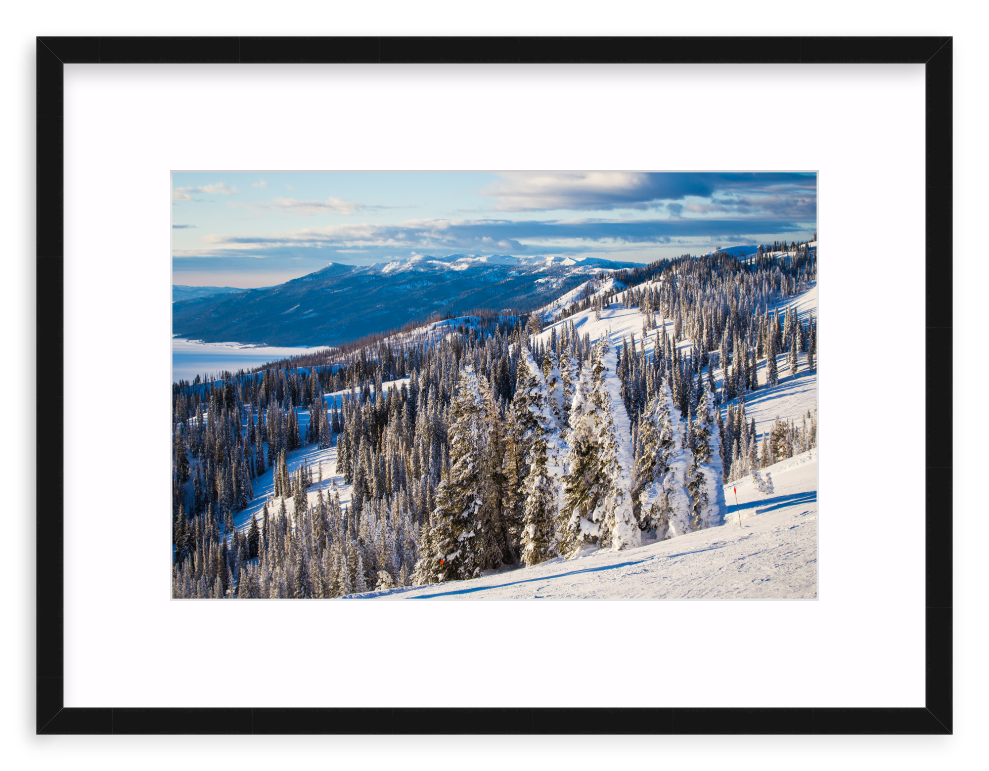 Mercer Slim / 18" x 12" | snow mountain